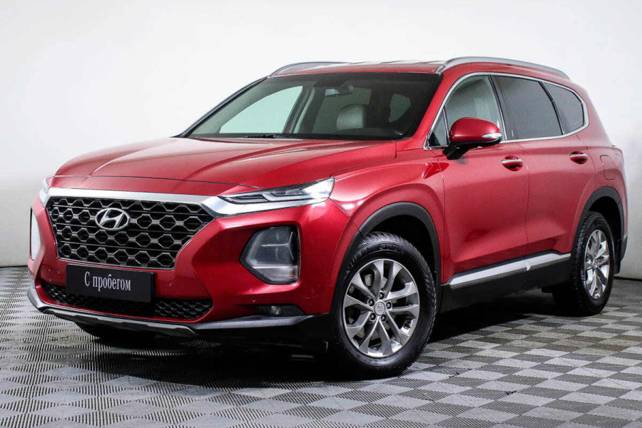 Автомобиль Hyundai, Santa Fe, 2018 года, AT, пробег 129866 км